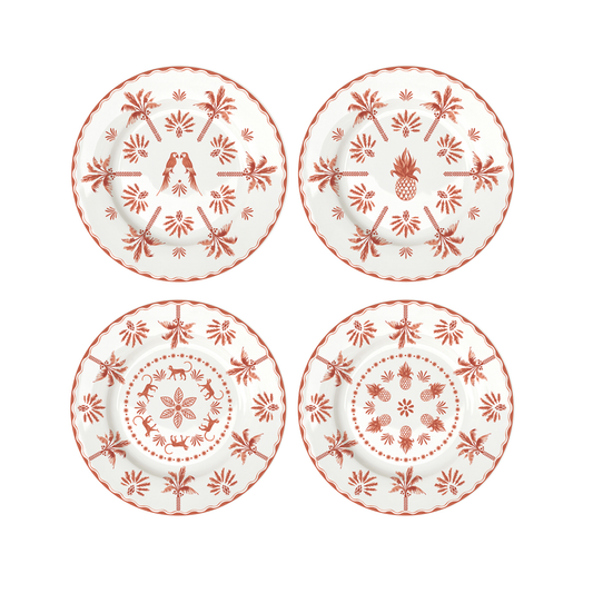 Platos Postre Exotic Vibes Tangerine