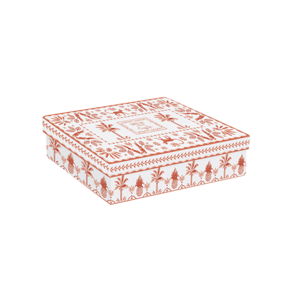 Caja de regalo cerrada del set de tazas Exotic Vibes tangerine
