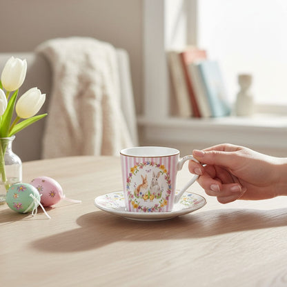 Set Easter - 6 Tazas de Porcelana Italiana