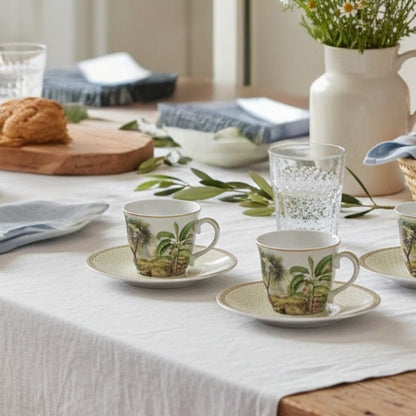 Set Ceylon  – 2 Tazas Porcelana Italiana