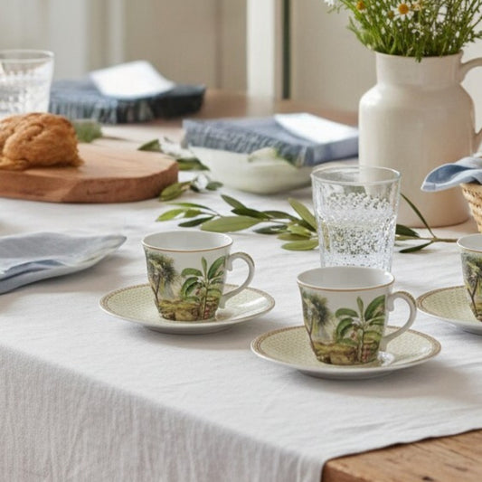 Set Ceylon  – 2 Tazas Porcelana Italiana